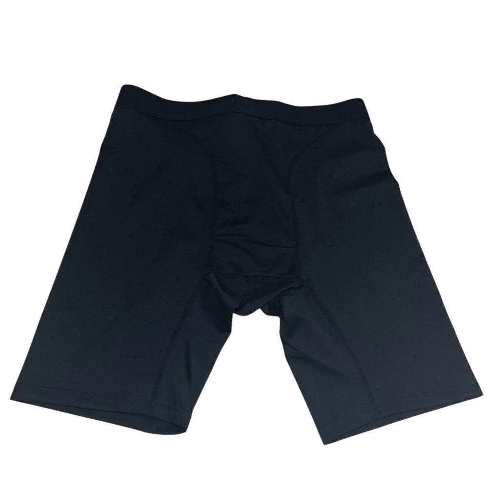 Niksa Mens Black Compression‎ Shorts Athletic Performance Base Layer Size Large
